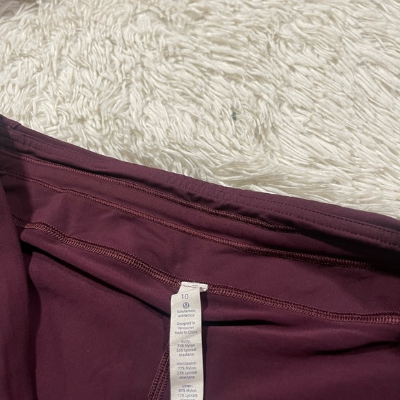 Lululemon"Quick Pace Skirt-(13") Dark Adobe - Picture 15 of 16